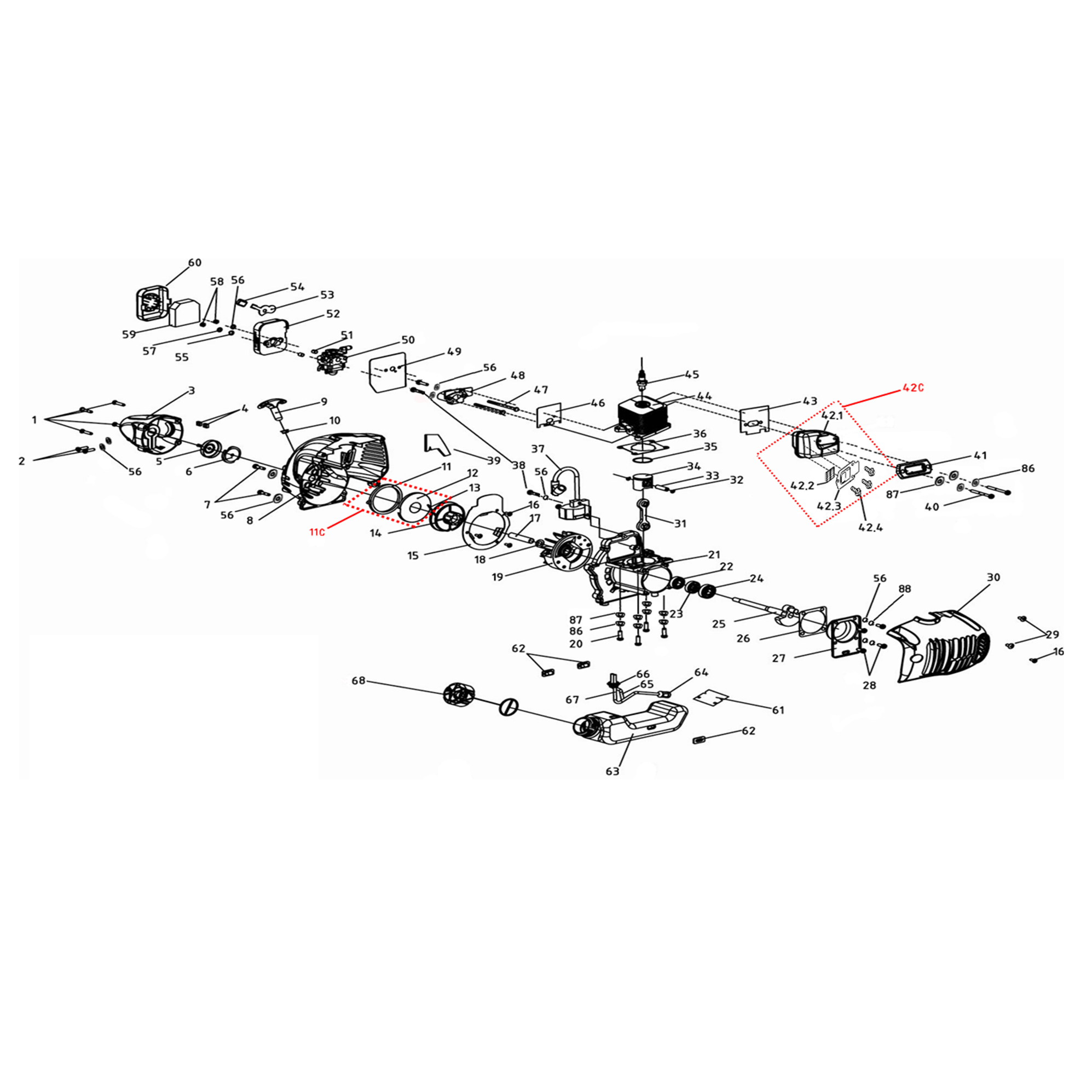 Триммер бензиновый (бензокоса) ЗКРБ-250