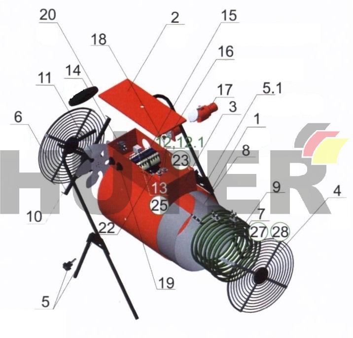 ТЭП-15000К Ресанта KLV 67/1/11