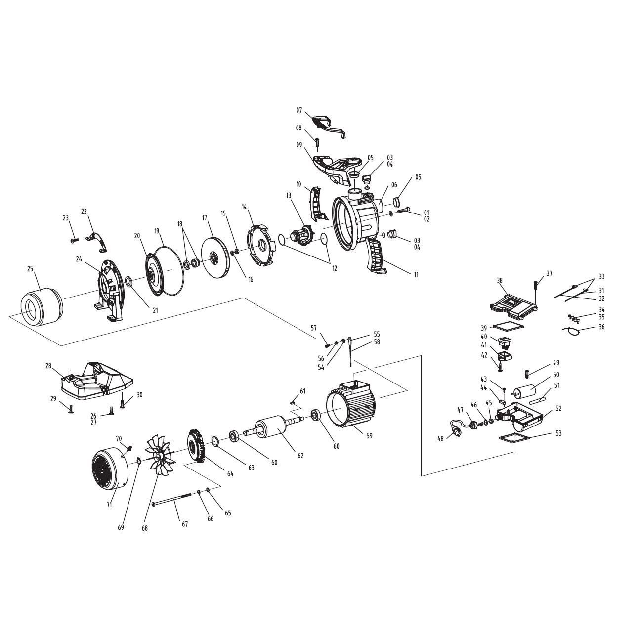 Насос поверхностный, центробежный НС-Т3-800