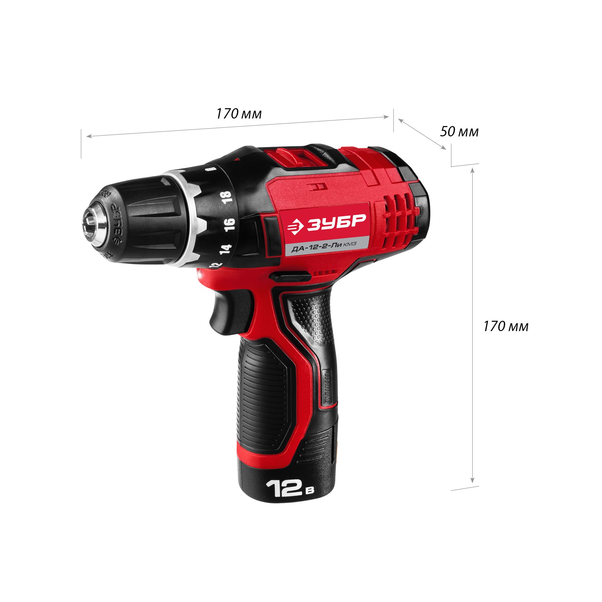 Дрель - шуруповерт ДА-12-2-Ли КМ3