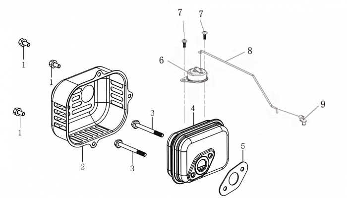 10 ГЛУШИТЕЛЬ КУЛЬТИВАТОР CHAMPION ВC4401