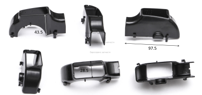 Кожух вентилятора правый Дефлектор 8004-690502: ЕТ1000Н.ЕТ1000КН