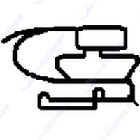 Резина упл.  57,5х57,5 (проф. Стинол) C00854013 401440 (400030)